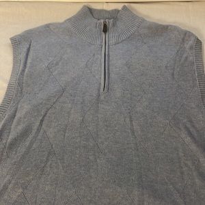 Jos A Banks Quarter zip sweater vest